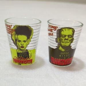 Universal Monsters Frankenstein/Bride Shotglass Set